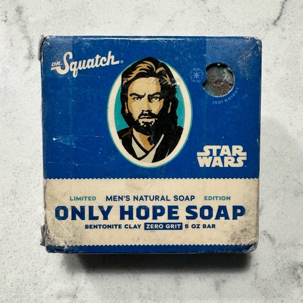 Dr‎ Squatch Limited Edition Only Hope Soap Star Wars Obi-Wan Kenobi Natural Soap